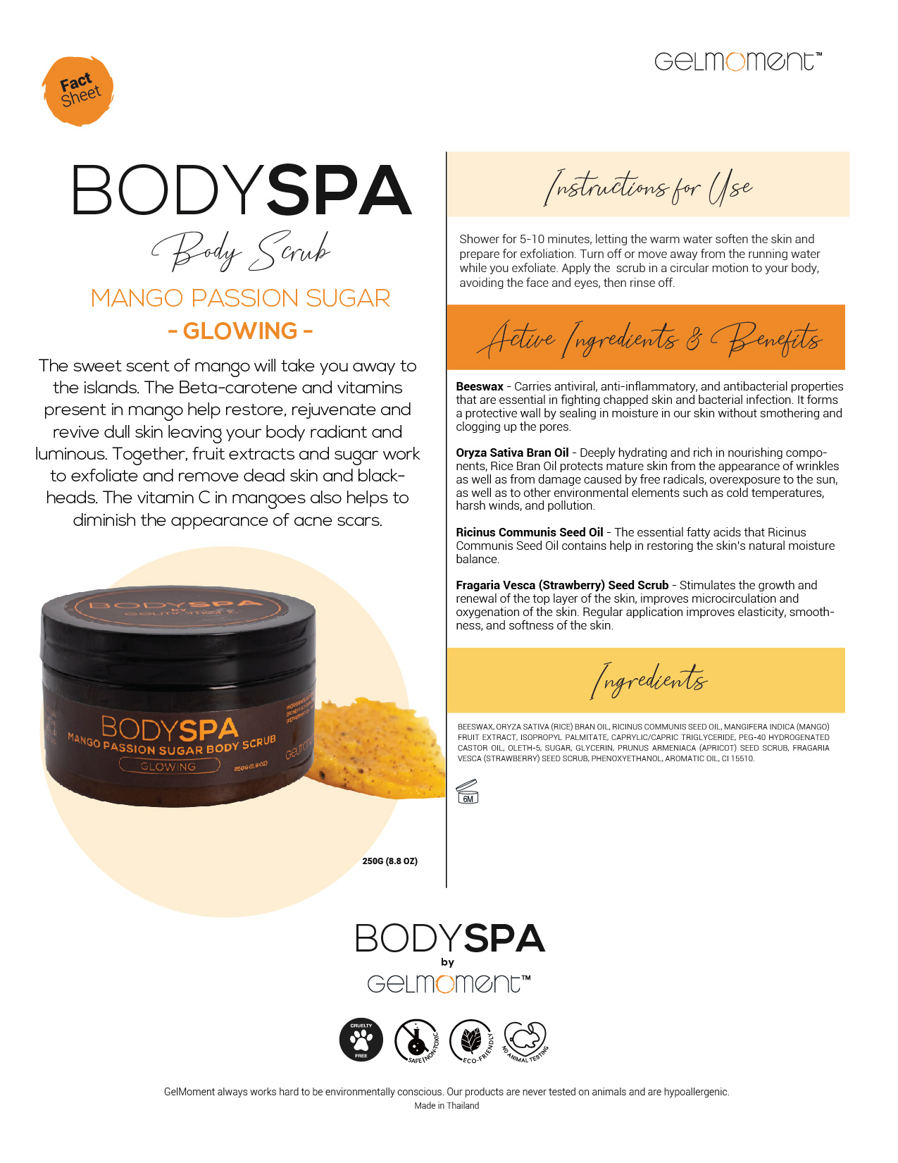 Mango Passion Body Scrub